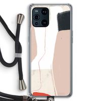 Lava: Oppo Find X3 Transparant Hoesje met koord