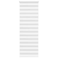 VidaXL Zebra rolgordijn 70x230 cm stofbreedte 65,9 cm polyester wit