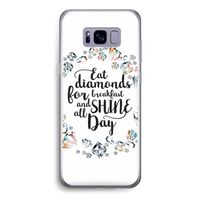 Diamonds: Samsung Galaxy S8 Transparant Hoesje Diamonds: Samsung Galaxy S8 Transparant Hoesje