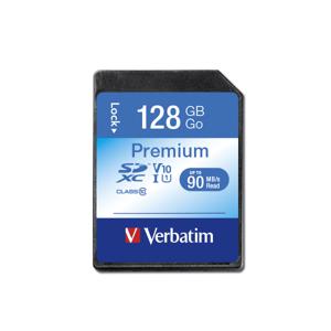 Verbatim Premium SDXC-kaart 128 GB Class 10, UHS-I