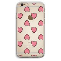 Ondersteboven verliefd: iPhone 6 Plus / 6S Plus Transparant Hoesje