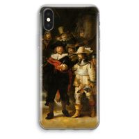 De Nachtwacht: iPhone XS Max Transparant Hoesje