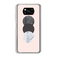 Marmeren cirkels: Xiaomi Poco X3 Pro Transparant Hoesje
