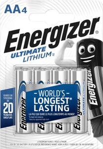 Energizer lithium AA batterijen (4)