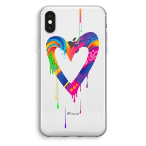 Melts My Heart: iPhone XS Transparant Hoesje