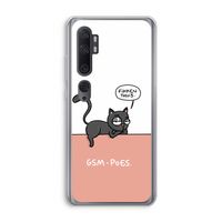 GSM poes: Xiaomi Mi Note 10 Pro Transparant Hoesje