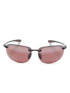 Maui Jim lunettes de soleil Ho'okipa à effet écaille de tortue et effet - Marron