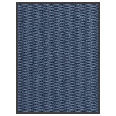 Deurmat 90x120 cm blauw