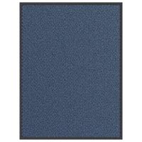 Deurmat 90x120 cm blauw