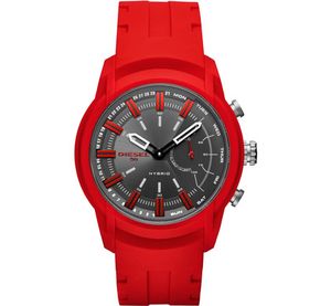 Horlogeband Diesel DZT1016 Silicoon Rood 19mm