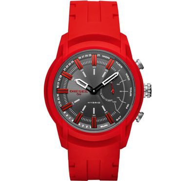 Horlogeband Diesel DZT1016 Silicoon Rood 19mm