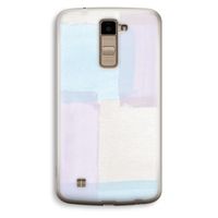 Square pastel: LG K10 (2016) Transparant Hoesje