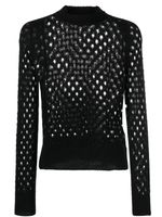 Zadig&Voltaire Lili open-knit jumper - Noir