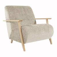 Kave Home Meghan Fauteuil - Beige (naturel) - thumbnail