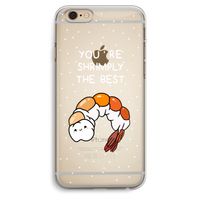 You're Shrimply The Best: iPhone 6 Plus / 6S Plus Transparant Hoesje