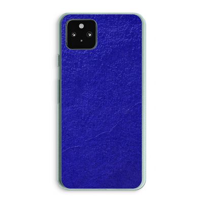 Majorelle Blue: Google Pixel 5a 5G Transparant Hoesje