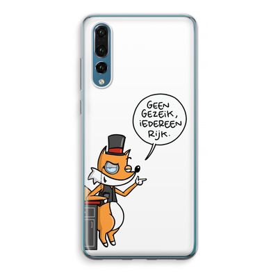 Geen Gezeik: Huawei P20 Pro Transparant Hoesje