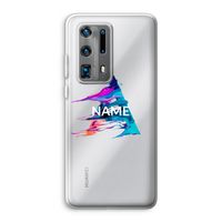 Abstract Spectrum: Huawei P40 Pro Plus Transparant Hoesje