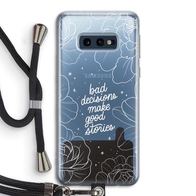 Good stories: Samsung Galaxy S10e Transparant Hoesje met koord