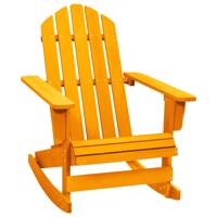 Schommelstoel Adirondack massief vurenhout oranje