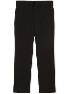 Dolce & Gabbana Kids pantalon à coupe droite - Noir