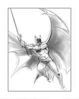 Batman Swoop Art Print 40x50cm - thumbnail