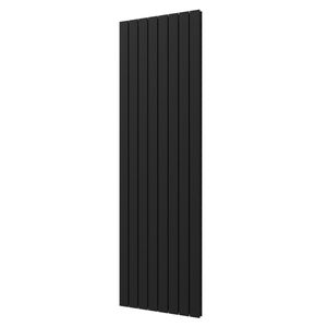 Plieger Designradiator Cavallino Retto Dubbel 1716 Watt Middenaansluiting 200x60,2 cm Donkergrijs Structuur