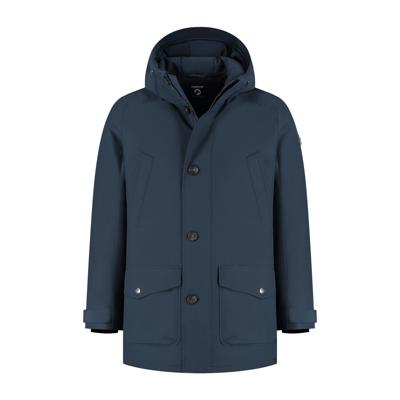 Travelin' mannen - Parka - Marineblauw - Maat