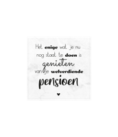 Marmeren onderzetter pensioen