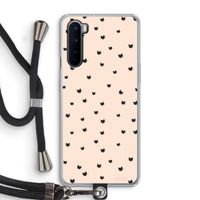 Kleine kattenkopjes: OnePlus Nord Transparant Hoesje met koord