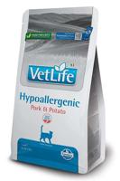 FARMINA VET Life Hypoallergenic Feline Pork & Potato - droog kattenvoer - 1,5 kg