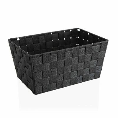 Mand Versa Groot Donker grijs Textiel (20 x 15 x 30 cm)