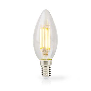 Nedis LED-Filamentlamp E14 | 4.5 W | 470 lm | 2700 K | 1 stuks - LBFE14C352 LBFE14C352