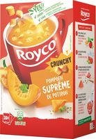Royco Minute Soup pompoensuprême met croutons, pak van 20 zakjes Royco Minute Soup pompoensuprême met croutons, pak van 20 zakjes