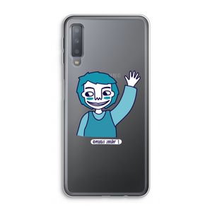 Zwaai: Samsung Galaxy A7 (2018) Transparant Hoesje