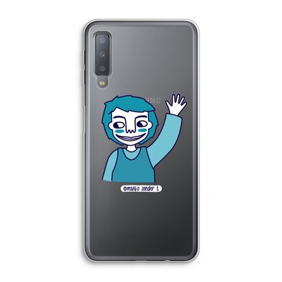 Zwaai: Samsung Galaxy A7 (2018) Transparant Hoesje