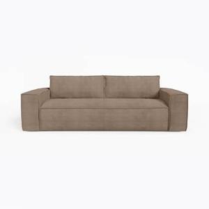 Express slaapbank dunlopillo corduroy taupe 160cm