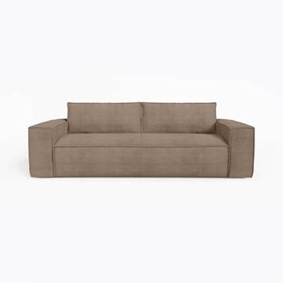 Express slaapbank dunlopillo corduroy taupe 160cm