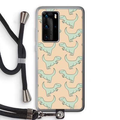 Dinos: Huawei P40 Pro Transparant Hoesje met koord