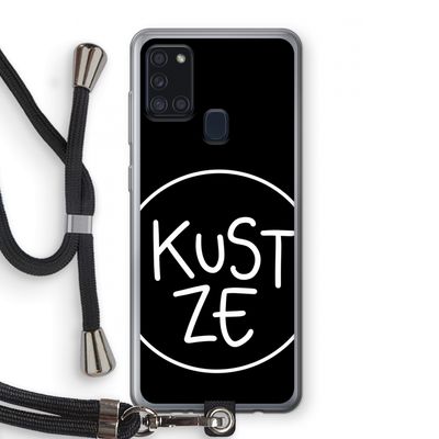 KUST ZE: Samsung Galaxy A21s Transparant Hoesje met koord