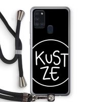 KUST ZE: Samsung Galaxy A21s Transparant Hoesje met koord
