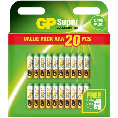 Super Alkaline AAA - 20 stuks Batterij