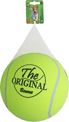 Tennisbal opblaasb.bounce 23cm geel - Gebr de boon