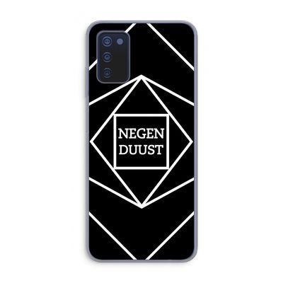 Negenduust geometrisch: Samsung Galaxy A03s Transparant Hoesje