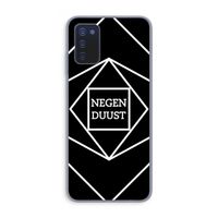 Negenduust geometrisch: Samsung Galaxy A03s Transparant Hoesje
