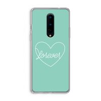 Forever heart pastel: OnePlus 8 Transparant Hoesje