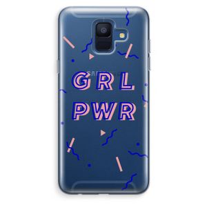 GRL PWR: Samsung Galaxy A6 (2018) Transparant Hoesje