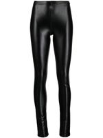 Junya Watanabe legging à effet verni - Noir