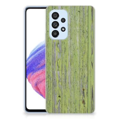 Samsung Galaxy A53 5G | Bumper Hoesje | Green Wood