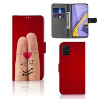 Samsung Galaxy A51 | Wallet Case | met Pasjes | Liefde - Origineel Romantisch Cadeau
